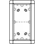 Ritto 18832/20 aro de porteiro de superfície prateado – aro – prateado – superfície – 133 mm – 37 mm – 230 mm (1883220)