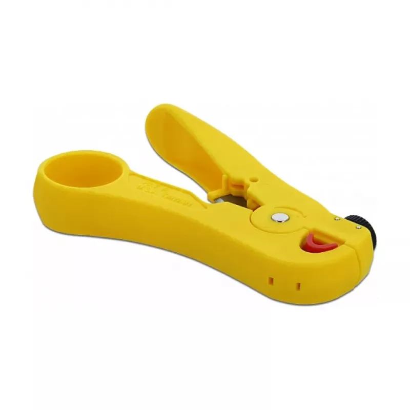 Delock 86478 descarnador de cabos, 3,5 - 9,0 mm, amarelo