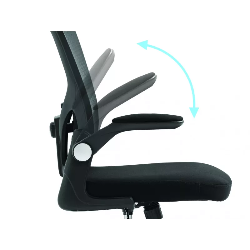 Cadeira gaming Sandberg ErgoFusion Basic assento acolchoado encosto em malha preto