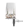 QuWireless QuSpot AX12S antena omnidirecional 2x LTE + Wi-Fi + GPS + Bluetooth para Teltonika RUTX12/RUTX14, PoE/LAN, até 7 dBi, IP67, branca