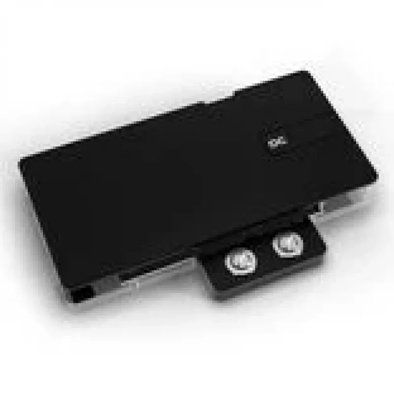 Refrigerador de água Alphacool Core RX 9070 XT Nitro+ transparente/cromado com backplate