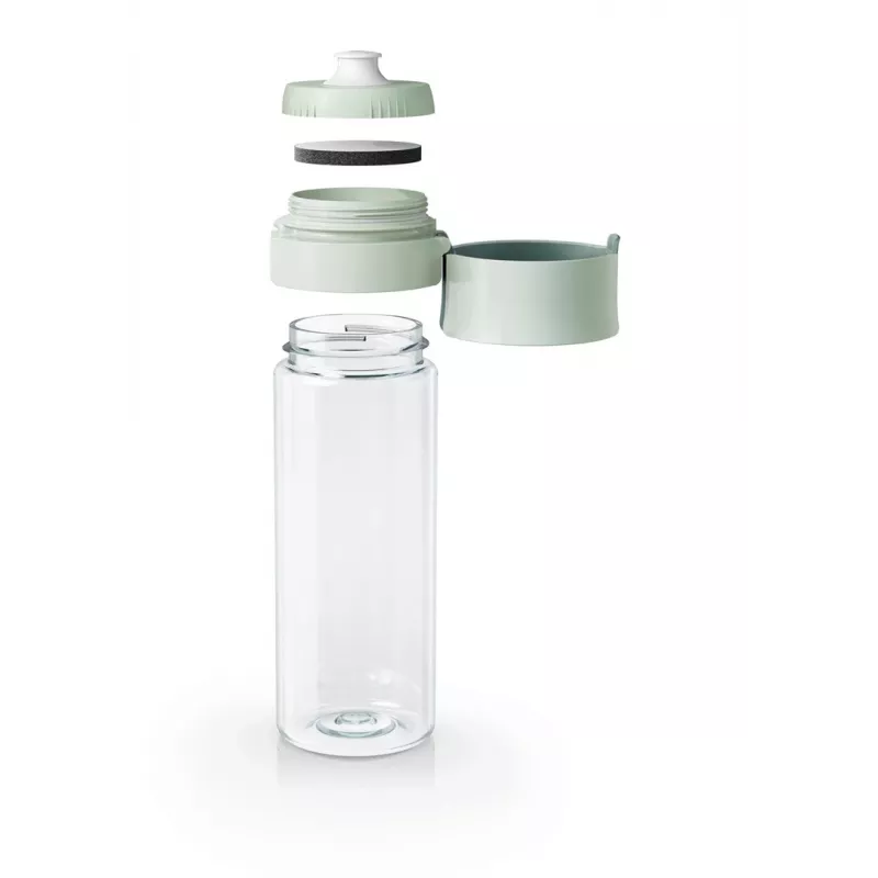 Garrafa de água reutilizável BRITA Fill&Go Vital 600 ml com filtro MicroDisc integrado, verde