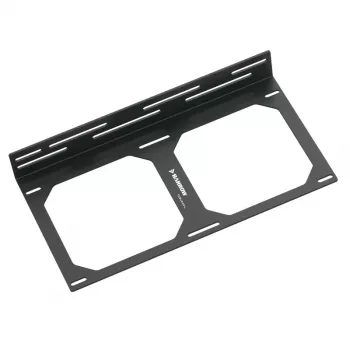 Suporte para radiador Barrow 240 mm - preto
