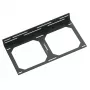 Suporte para radiador Barrow 240 mm - preto