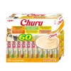 Snack para gatos Inaba Foods Churu Varieties — frango, 60 x 14 g tubos