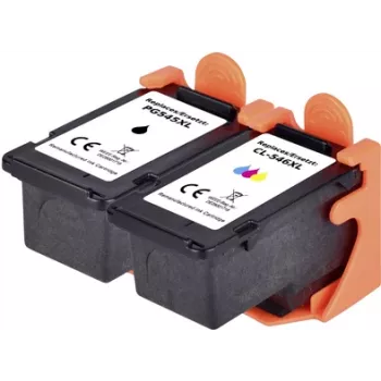 Pack combinado de tinta Renkforce substitui Canon PG-545XL, CL-546XL pack combinado compatível preto, ciano, magenta, amarelo RF-I-C-PG545CL5462PK RF-5706064 (RF-5706064)