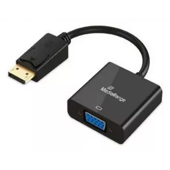 Conversor de vídeo MediaRange HDMI para DVI-I 20cm preto 3840x2160@60fps