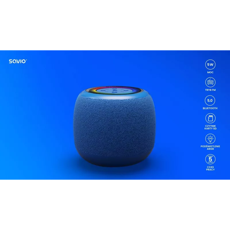 Altifalante Bluetooth Savio BS-042 5 W