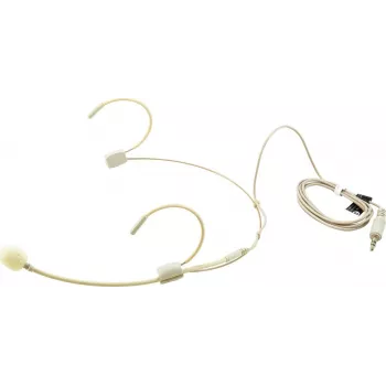 Microfone de headset Omnitronic FAS para emissor bodypack 13063456 — design leve cardióide
