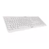 Teclado CHERRY KC 1000 Escritório USB QWERTZ Alemão cinzento
