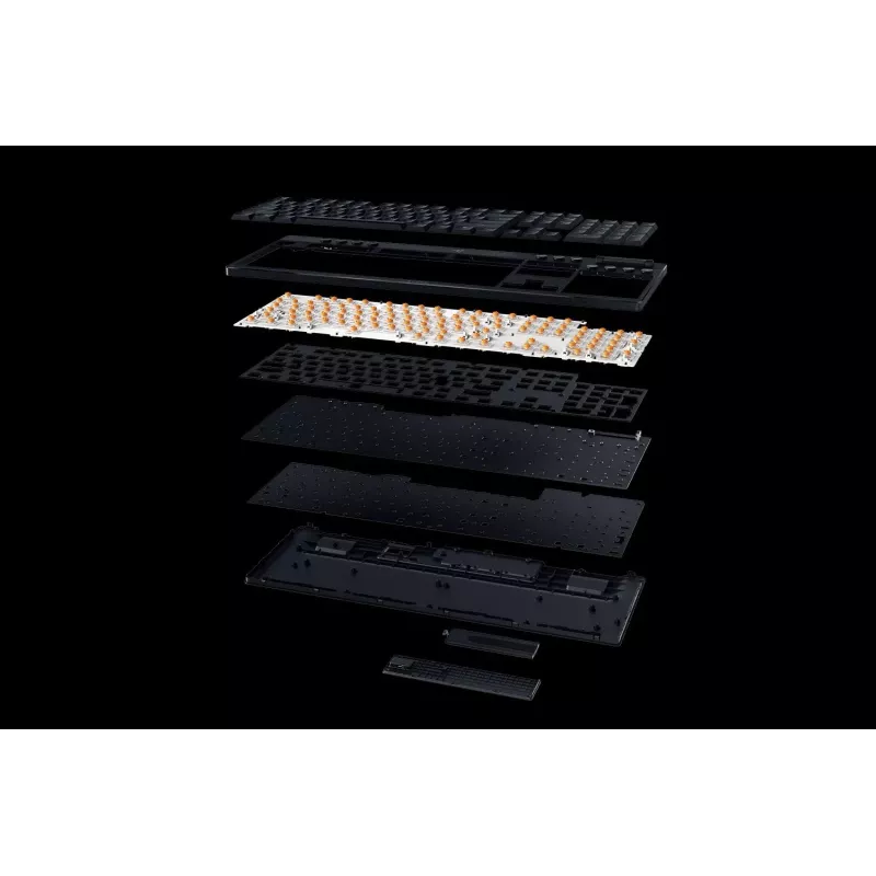 Razer BlackWidow V4 Low-Profile HyperSpeed (RZ03-05270100-R3M1) teclado, Green Switch, disposição US
