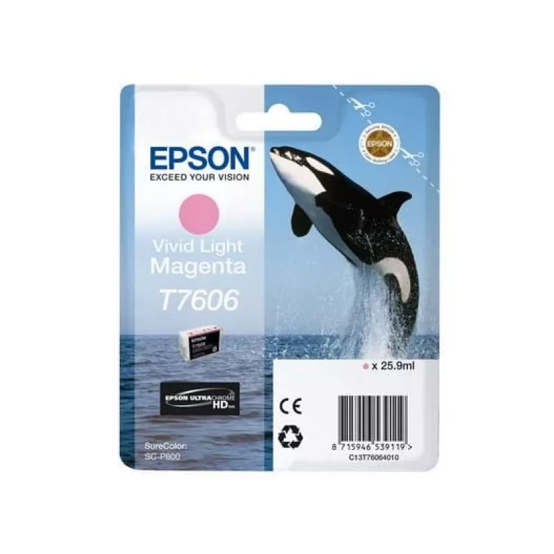 Tinteiro Epson C13T76064N10 1 unid. original magenta claro