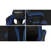 Cadeira gaming Huzaro FORCE 2.5 azul MESH assento em rede preta, azul