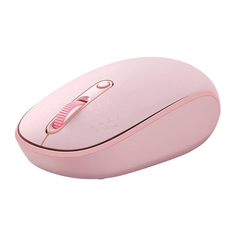 Rato sem fios Baseus F01B Tri-Mode 2.4G BT5.0 1600 DPI (rosa)
