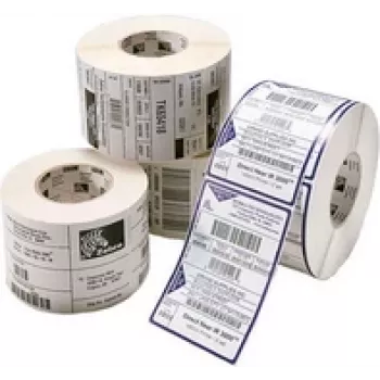 Etiquetas em rolo térmico Zebra Z-Perform 1000D, brancas, adesão permanente, 6.200 etiquetas por rolo