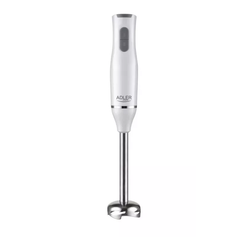 Adler AD 4620 conjunto de varinha mágica, 800 W, 2 velocidades, picador de 450 ml, copo de 750 ml, batedor, branco