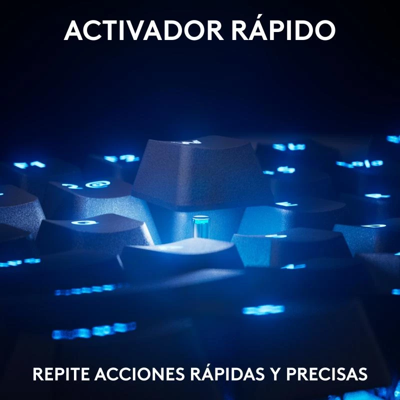 Teclado Logitech G PRO X TKL RAPID gaming USB QWERTY preto