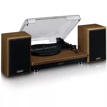Gira-discos de áudio com acionamento por correia Lenco LS-100WD