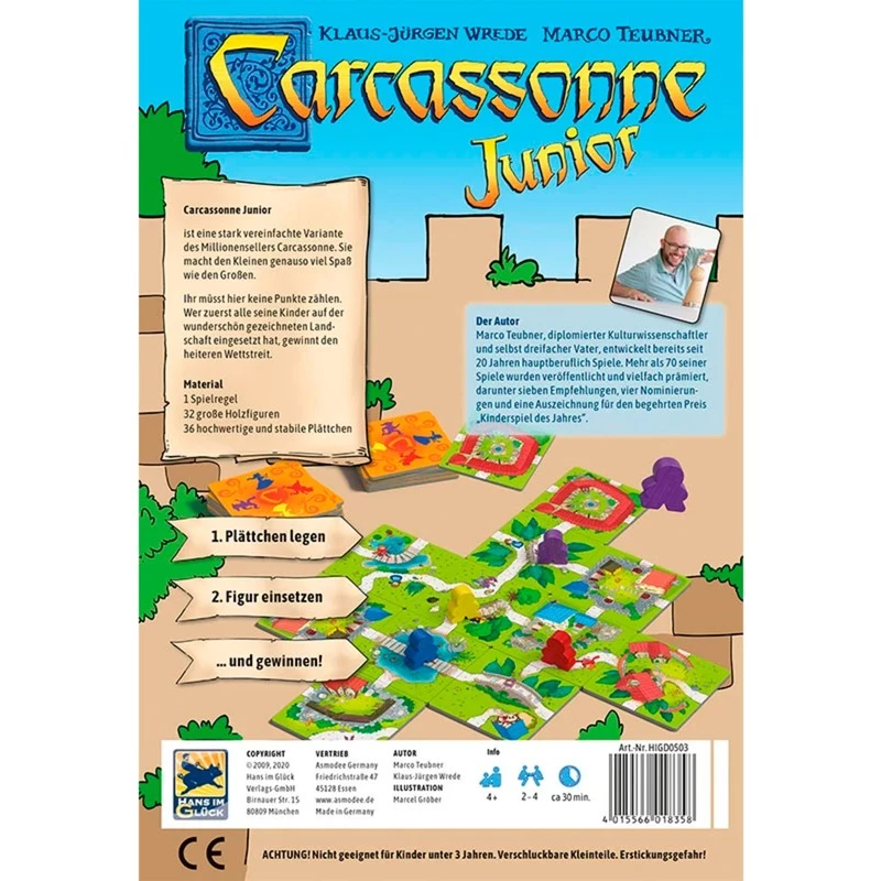 Carcassonne Junior jogo de família