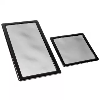 Filtro de poeira DEMCiflex 0702 para caixas Mini-Tower, preto, pack de 2