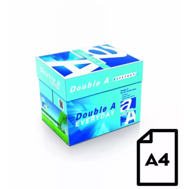Papel Double A (categoria A), A4, 70g, 500 folhas