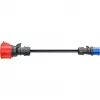 go-e adaptador Gemini flex 22 kW para CEE azul 16 A – Preto – reto – reto – IP55 – 22 kW – 16 A