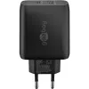 Carregador para dispositivos móveis Goobay 65411 Auscultadores - Smartphone - Tablet preto AC Carregamento rápido Interior (65411)