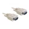 Cabo série DeLOCK RS-232 2 m bege DB-9