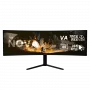 Monitor LED Curvo 49 polegadas Arozzi Nova — 5120 x 1440 Dual QHD, painel VA, 4 ms, hub USB, VESA