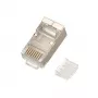 Extralink CAT6 FTP Ficha RJ45 8P8C Ficha/Conector fêmea Transparente