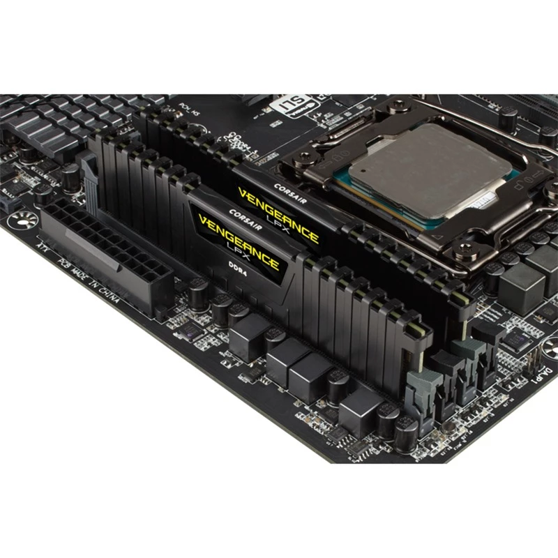 16GB DIMM 2933 (2x 8 GB) Dual-Kit (preto, CMK16GX4M2Z2933C16, Vengeance LPX, INTEL XMP)