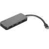 Lenovo GX90X21431 Estação de acoplamento/replicador de portas para portátil USB 3.2 Gen 2 (3.1 Gen 2) Type-C preto