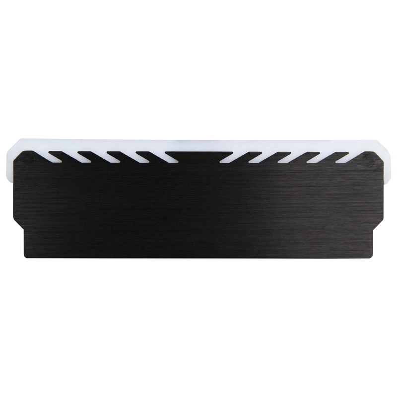 Dissipador de RAM Jonsbo NC-1 RGB preto – dissipador de memória ativo com iluminação RGB, design low-profile