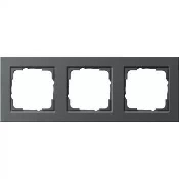 Placa de parede GIRA 0213 23 antracite, design sem parafusos, 80,8×223,4×9,3 mm
