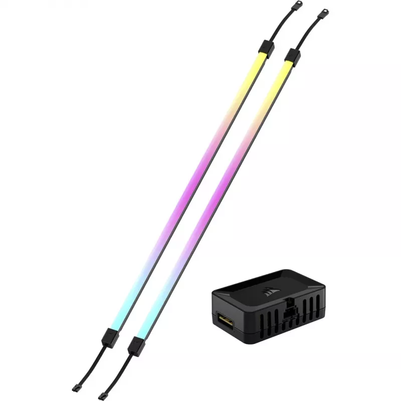 Corsair iCUE LINK LS430 Aurora RGB kit de faixa de luz, 430 mm, preto