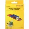 Delock Conversor M.2 Key B+M Macho > 2 x USB 3.0 Barra de pinos - Adaptador USB - Placa M.2 - USB 3.0 (interno) x 2 (62843)