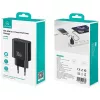 Carregador USAMS USA001631 30W com 1x USB-C e 1x USB-A carregamento rápido