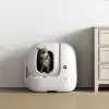 Bandeja de areia aberta para gatos PETKIT Purobot Max Pro — branco, 657×538×603 mm, adaptador de 12 V
