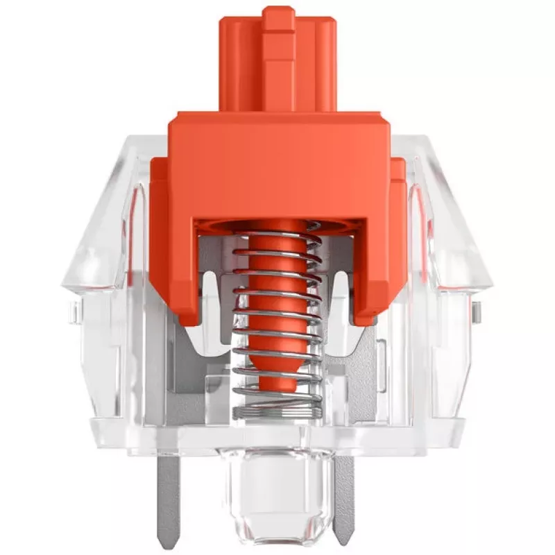 Switches mecânicos GLORIOUS Fox Heavy 5-Pin lineares haste MX 55g pré-lubrificados — 110 unid.