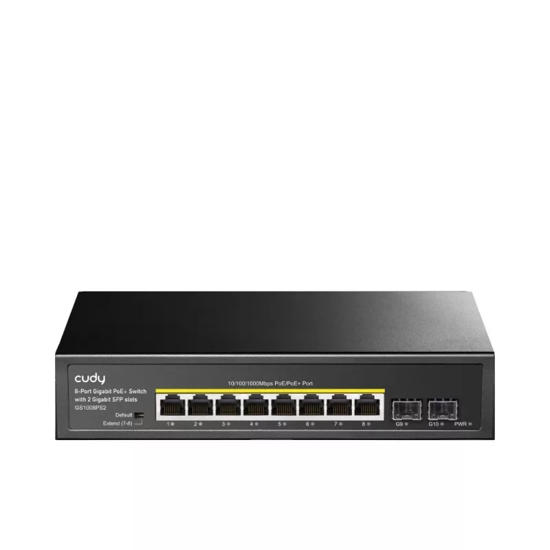 Switch não gerido Cudy GS1008PS2 Gigabit Ethernet 8 portas PoE