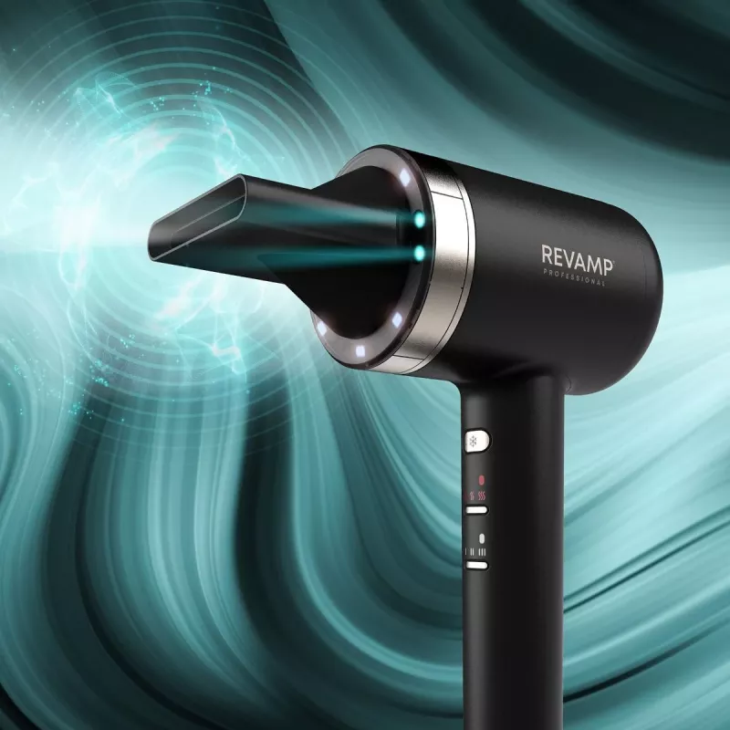 Secador de cabelo Revamp DR-7250-EU, tecnologia de infravermelhos e iões, modelo UE
