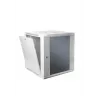 SOMI Networks | Armário de rede de parede 22U, 19″ | 22U-60/60FPC | Cinzento | Com portas frontais de vidro; não montado | Profundidade: 60 cm