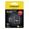 Cartão de memória flash Intenso 256GB UHS-I MicroSD