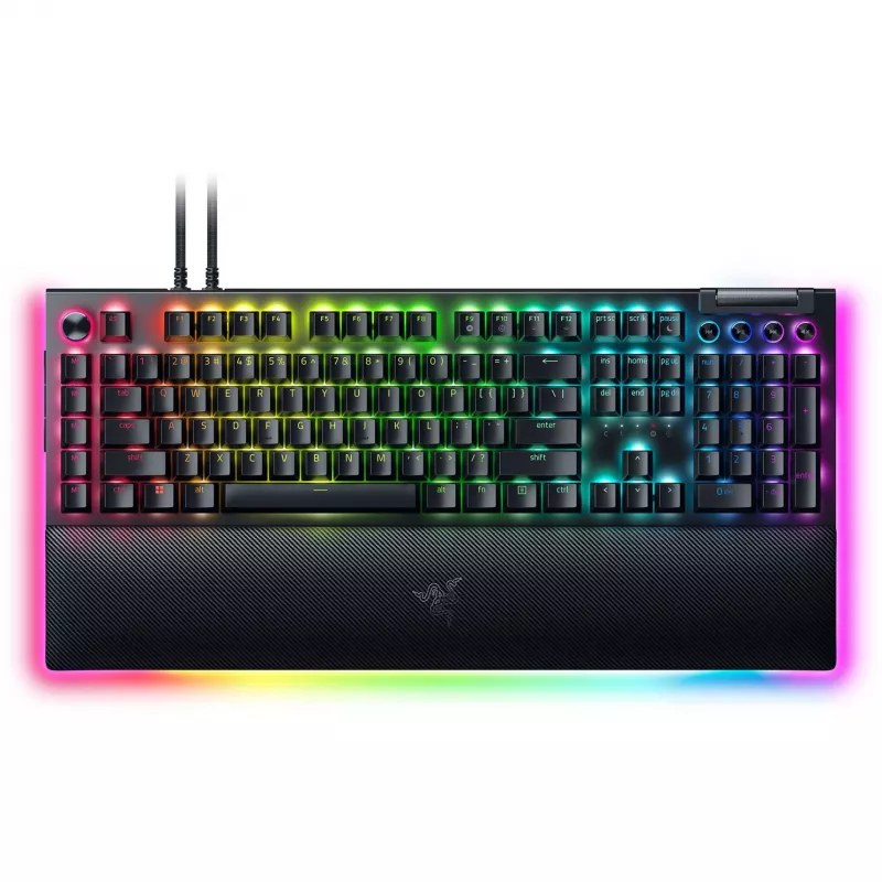 Teclado Razer BlackWidow V4 Pro Gaming USB QWERTZ alemão preto mecânico RGB