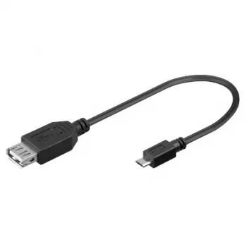 Cabo USB A fêmea para Micro USB macho SBOX 0,1 m