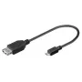 Cabo USB A fêmea para Micro USB macho SBOX 0,1 m