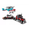 LEGO Creator 3-in-1 31146 Camião de Plataforma com Helicóptero