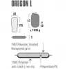 Colchonete de campismo Oregon L 41125, citronela/cinzento