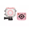 Câmara de ação desportiva digital para crianças Extralink H18 rosa – IP68, 1080p, ecrã de 2 polegadas