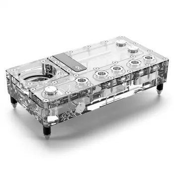 Reservatório Alphacool Core Distro Plate acrílico transparente 125x240x68,8 mm
